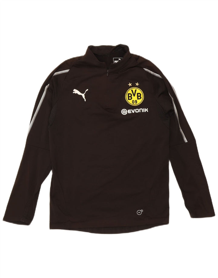 PUMA Boys BVB Dortmund Graphic Pullover Tracksuit Top 13-14 Years Black