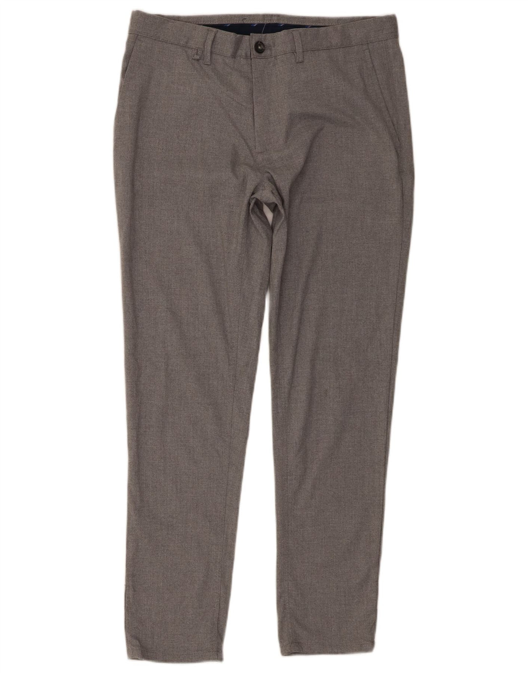 Zara Mens Slim Chino Calças EU 40 Médio W31 L28 Cinza