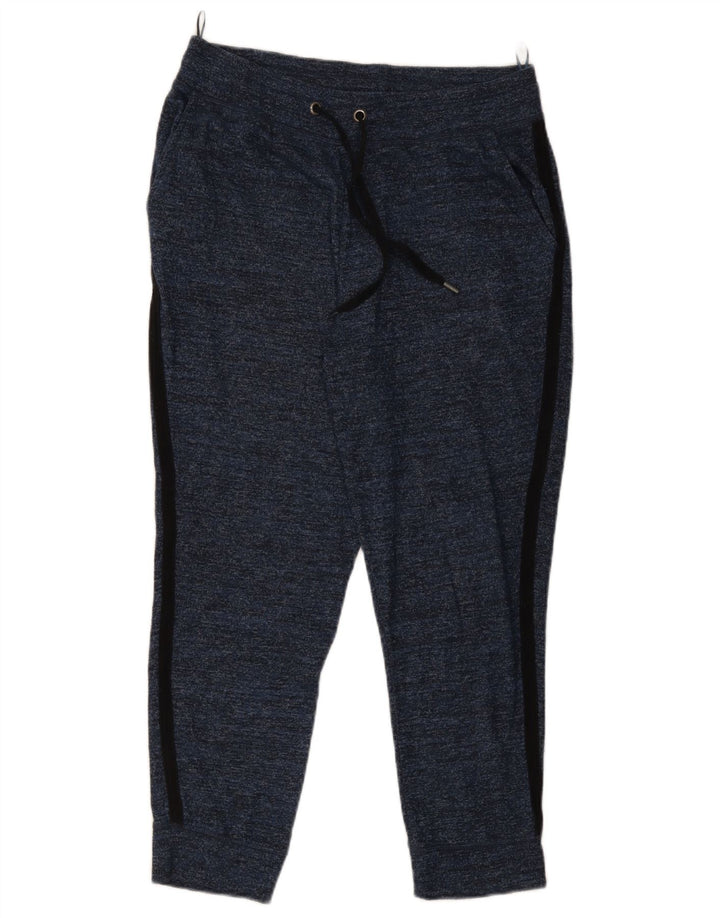 Calça de treino feminina Marks & Spencer Joggers UK 12 médio azul marinho
