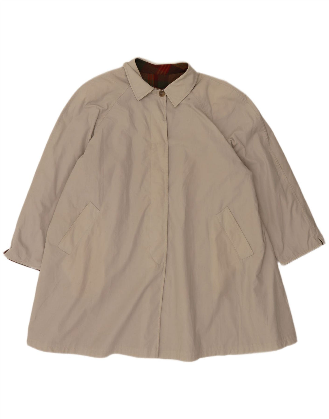 Sobretudo feminino vintage UK 14 cinza médio