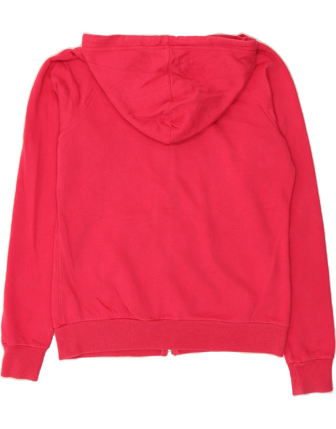 NIKE Womens Zip Hoodie Sweater UK 16 Large Pink Cotton Vintage Nike and Second-Hand Nike from Messina Hembry 