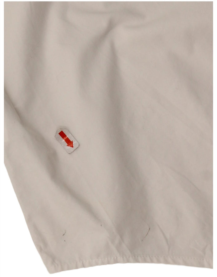 Camisa masculina de manga curta Timberland médio branco algodão