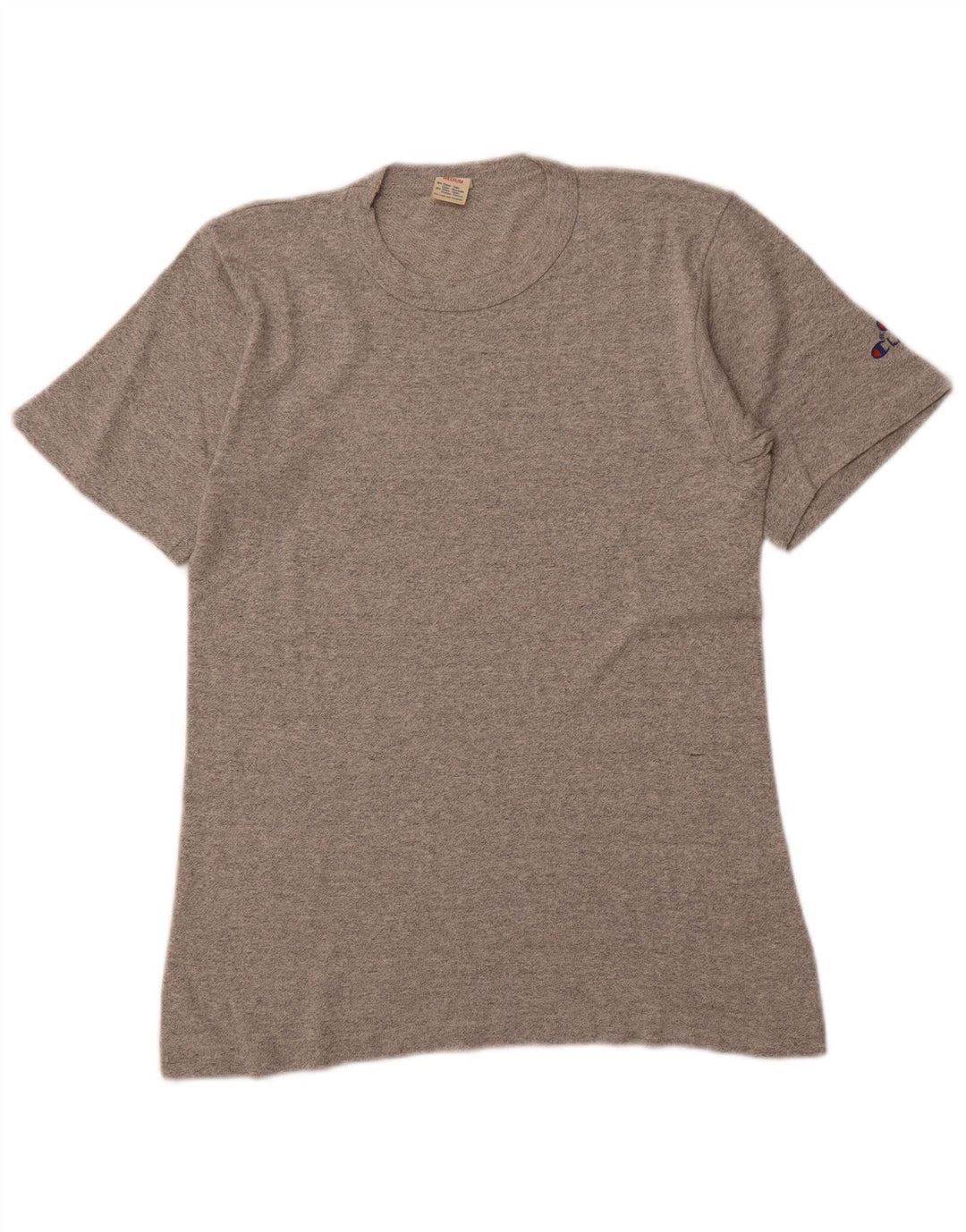 Camiseta masculina CHAMPION Top algodão cinza médio