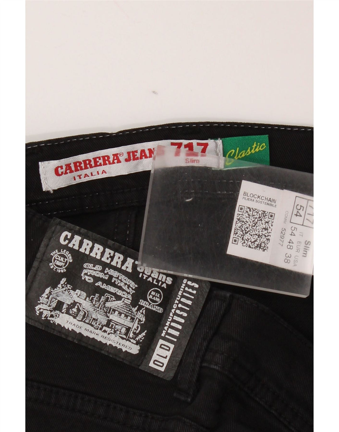 Carrera Masculino 717 Slim Jeans W38 L32 Algodão Preto