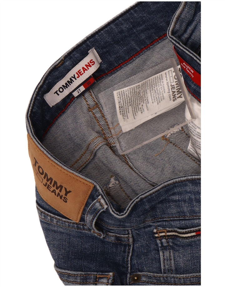 Tommy Hilfiger Masculino Slim Jeans W27 L30 Azul Algodão