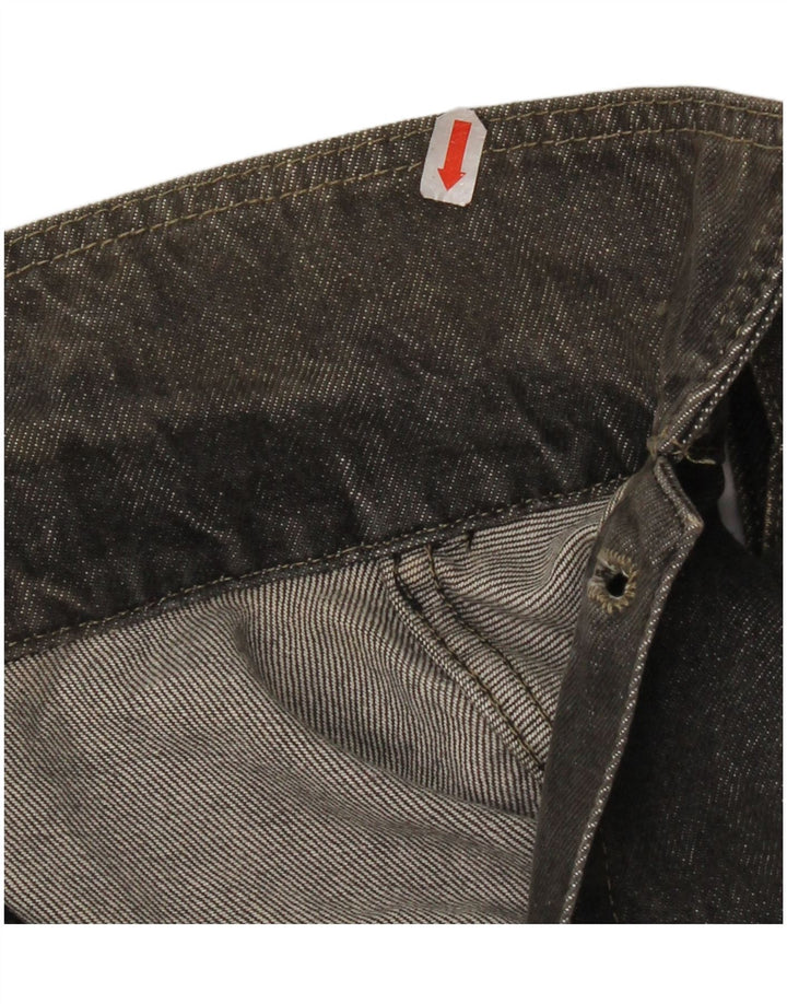 Jaqueta jeans masculina oversized Benetton IT 46 algodão cinza pequeno