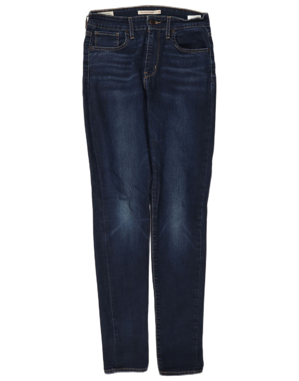 Calça jeans feminina Levi's 721 High Rise Skinny W28 L32 azul marinho algodão