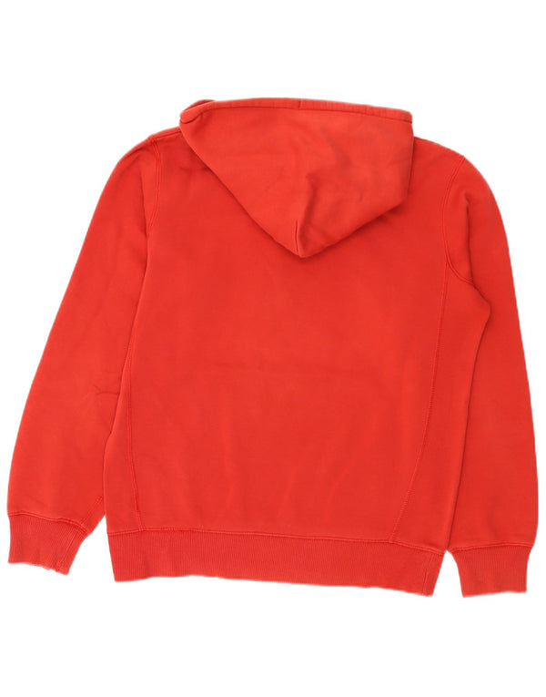 Nike Mens Hoodie Jumper UK 39/41 Médio Algodão Vermelho