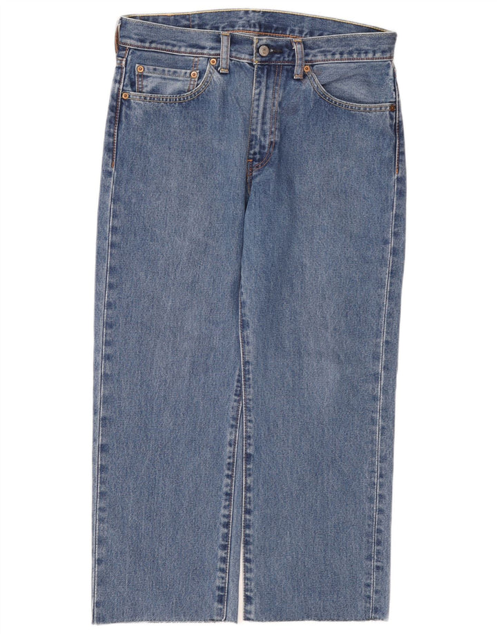 Levi's Masculino 751 Cropped Straight Jeans W32 L24 Azul Algodão