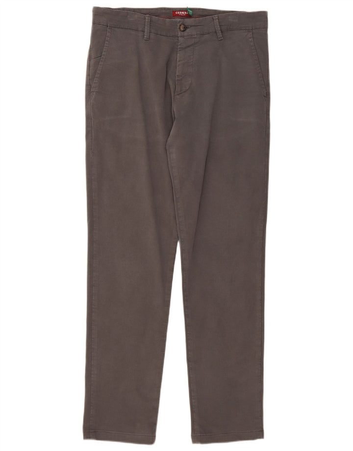 Calça Chino Carrera Masculina Regular IT 48 Médio W33 L31 Algodão Cinza