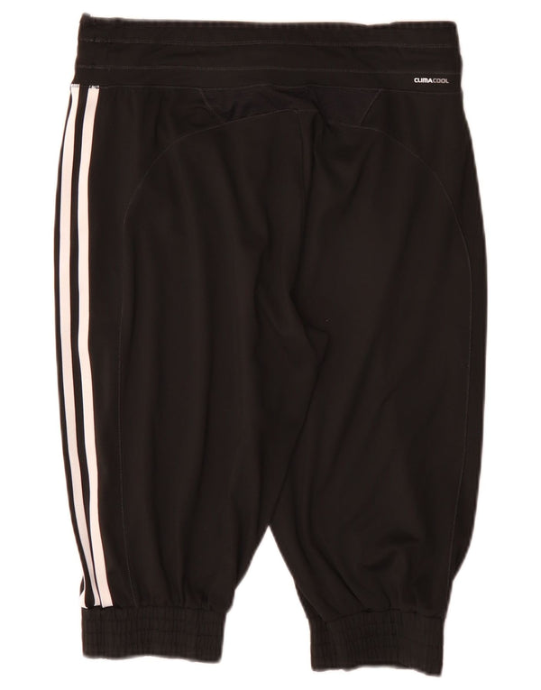 Adidas Womens Bermuda Sport Shorts UK 12 Médio Preto Poliéster