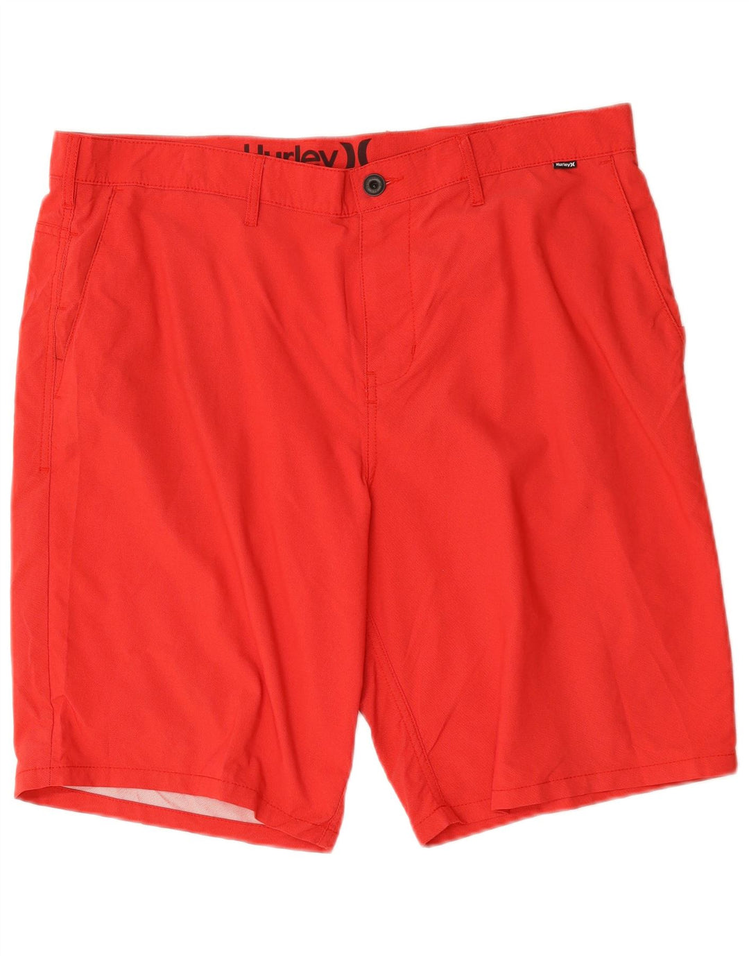 Hurley Mens Chino Shorts W38 XL Poliéster Vermelho