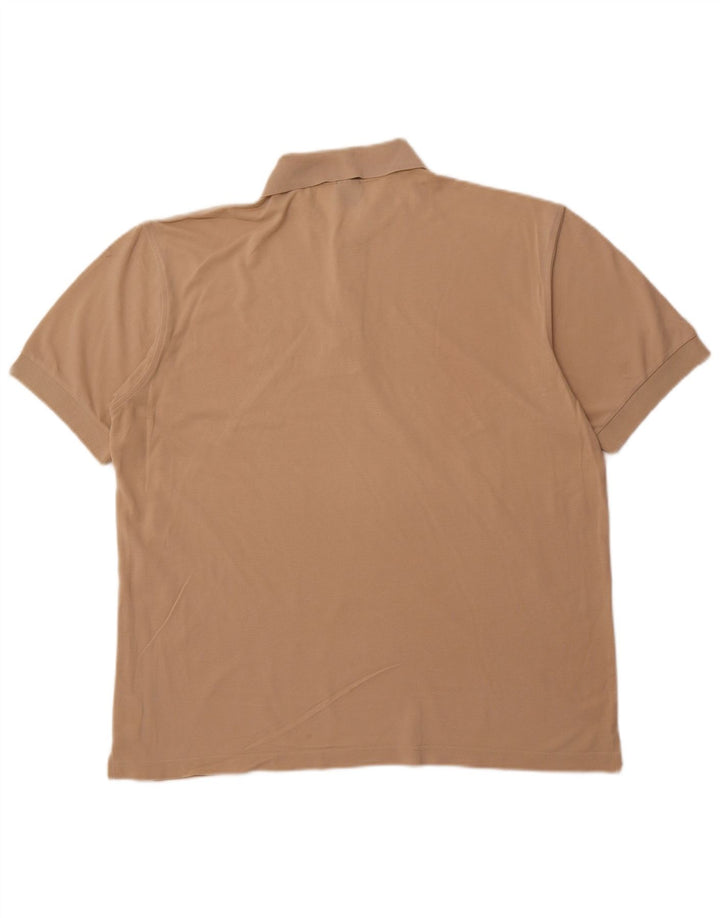 Camisa polo masculina HUGO BOSS grande algodão bege