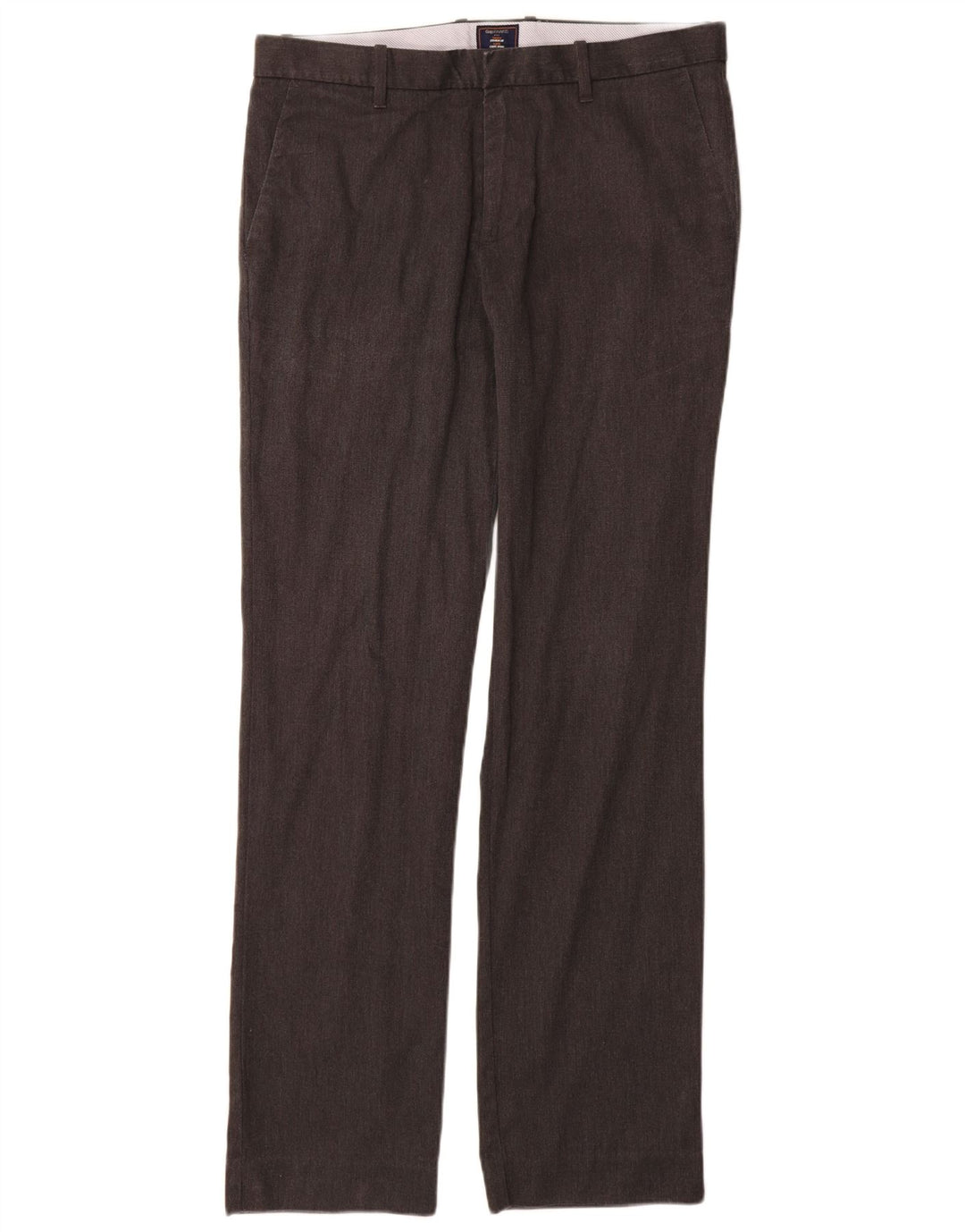Calça Chino Reta Masculina Gap W33 L34 Algodão Cinza