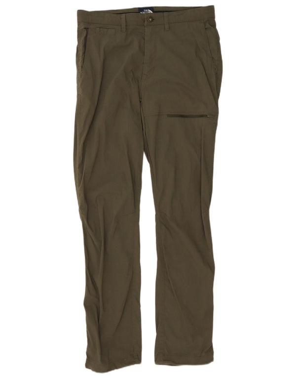 Calça cargo reta masculina The North Face W32 L32 algodão verde