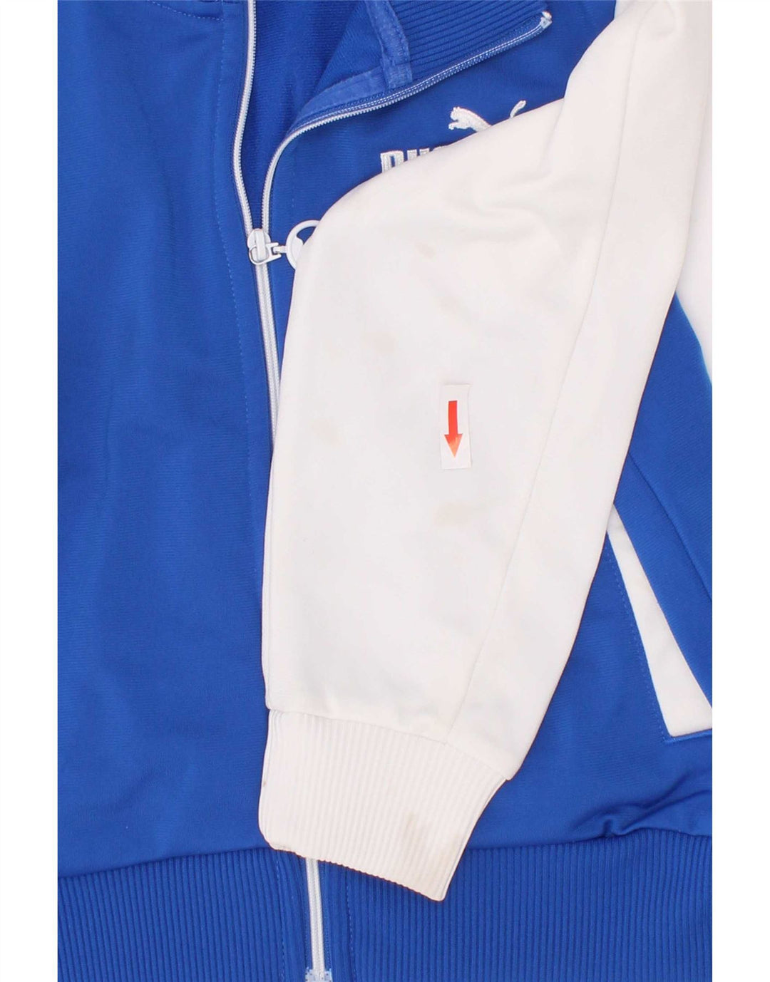Jaqueta Puma Boys Graphic Tracksuit Top 3-4 anos Azul Colorblock Poliéster