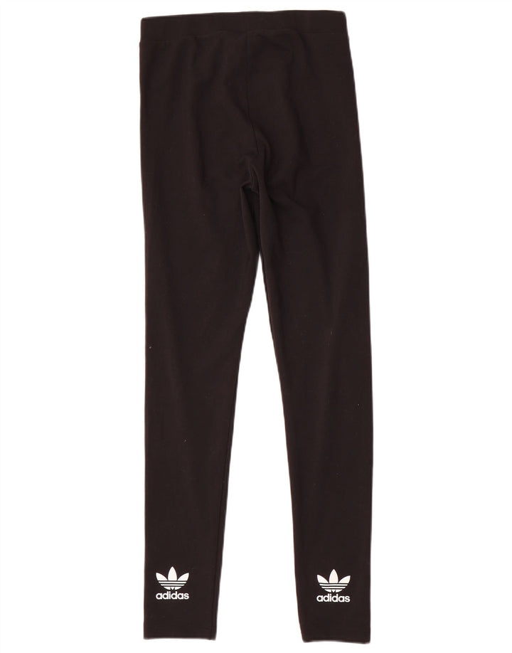 Leggings Adidas Feminino UK 10 Pequeno Poliéster Preto