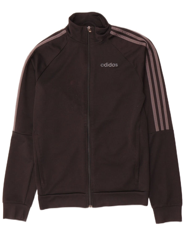Adidas Mens Tracksuit Top Jacket UK 32/34 XS Poliéster Preto
