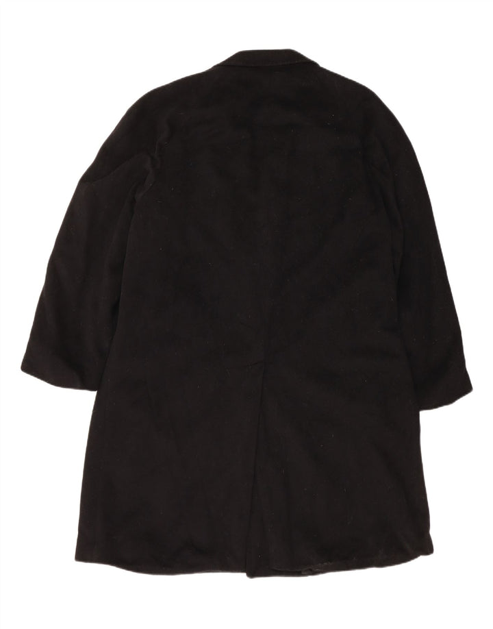Sobretudo feminino AQUASCUTUM UK 12 médio preto lã nova