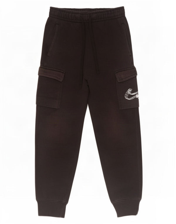 Nike Mens Graphic Cargo Calças de treino Joggers XS de algodão preto