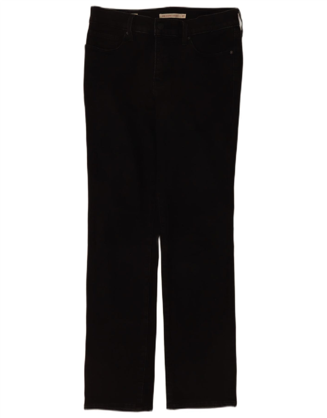 Calça jeans feminina Levi's 314 Shaping Straight W27 L30 preta