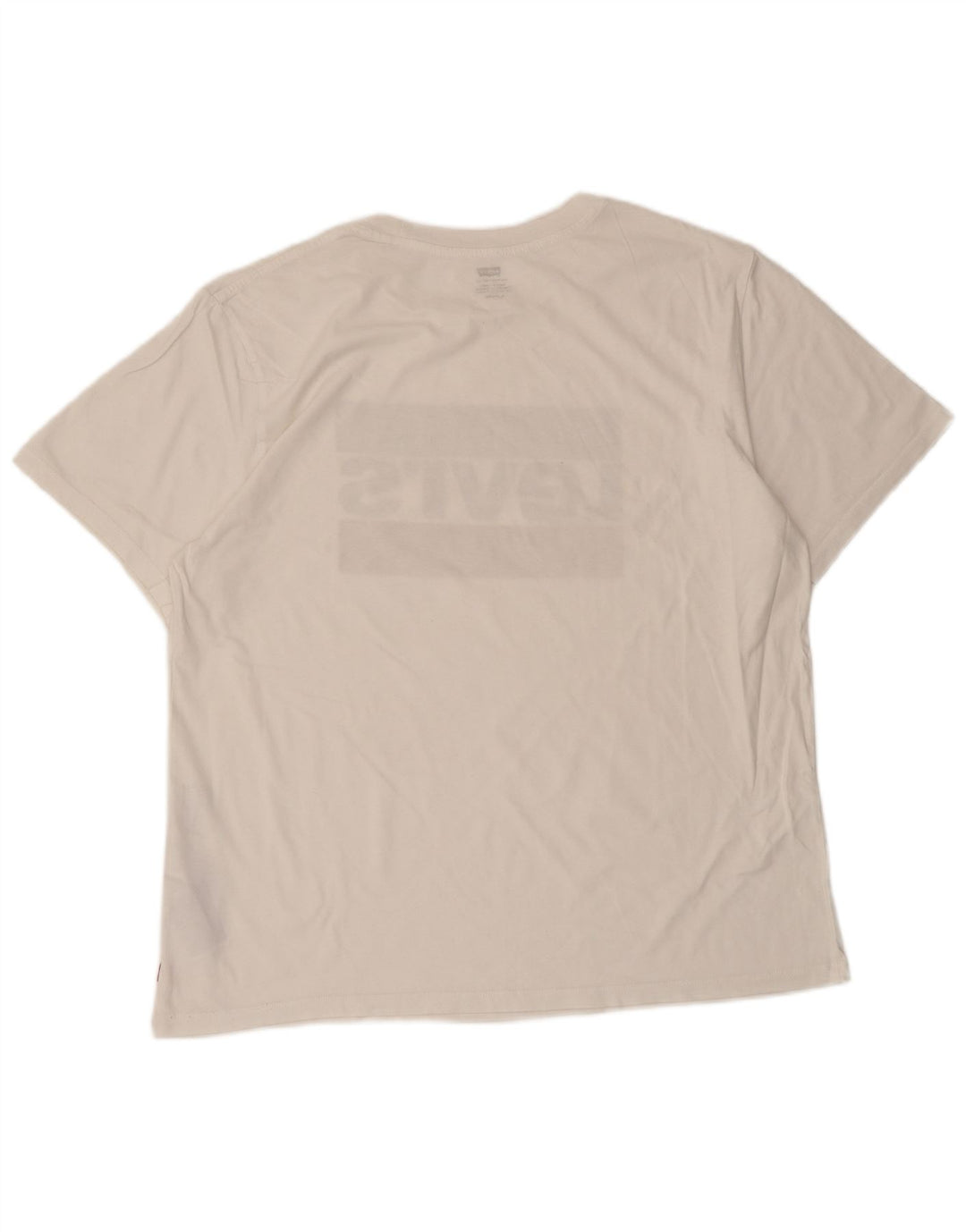 Camiseta gráfica masculina Levi's Top XL algodão branco