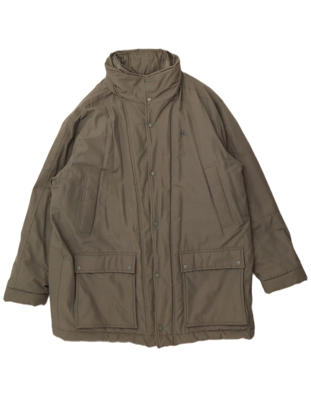 Jaqueta acolchoada masculina KAPPA UK 44 2XL algodão verde