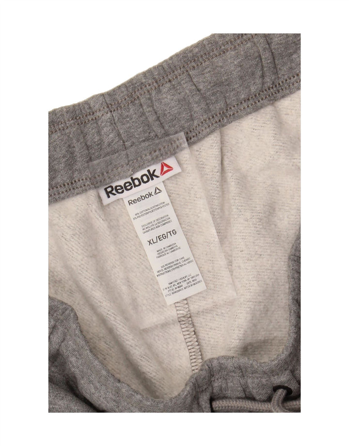 REEBOK Mens Tracksuit Trousers Joggers XL Grey Cotton Vintage Reebok and Second-Hand Reebok from Messina Hembry 