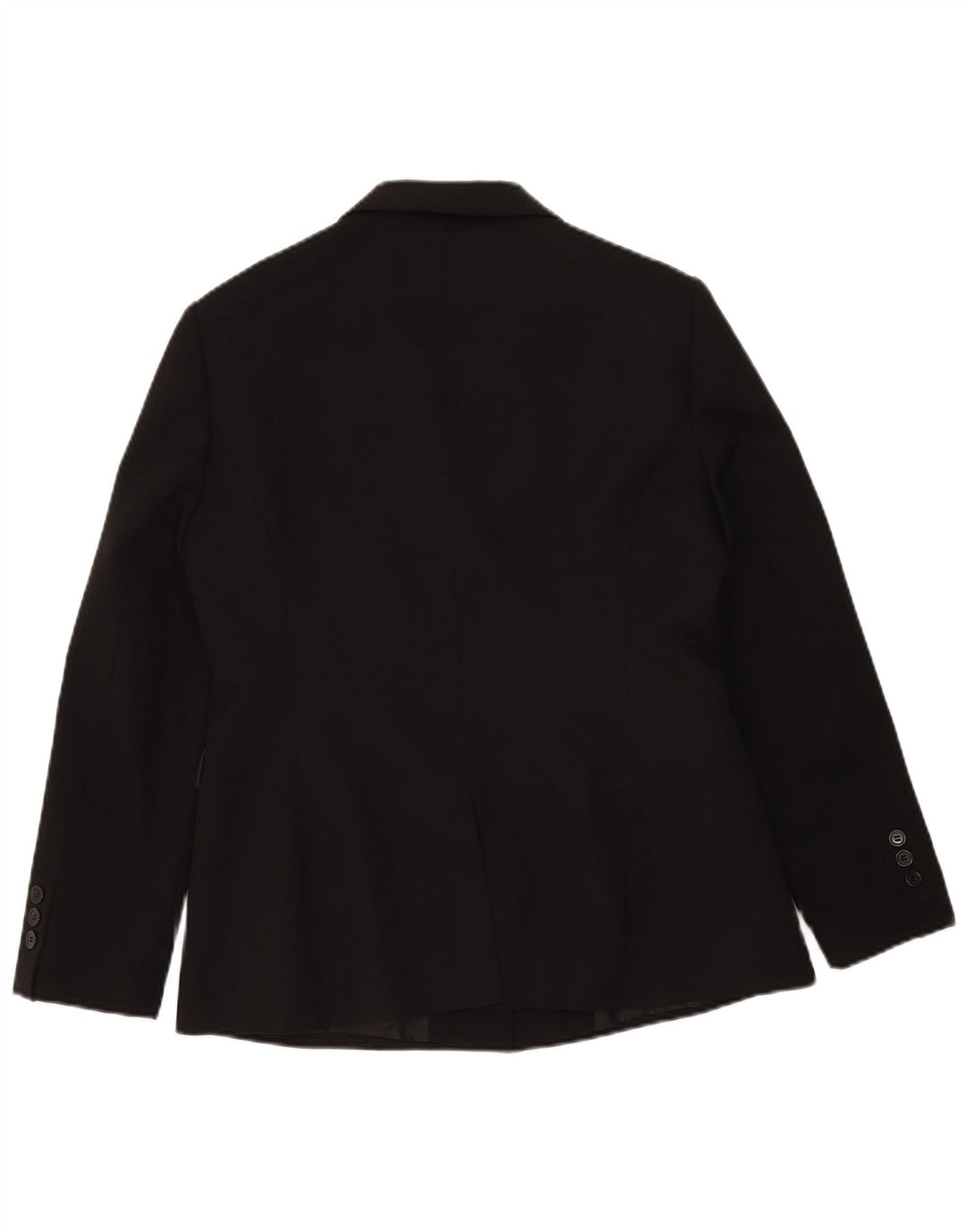 Jaqueta Blazer Feminina Etam com 3 Botões Reino Unido 16 Grande Poliéster Preto