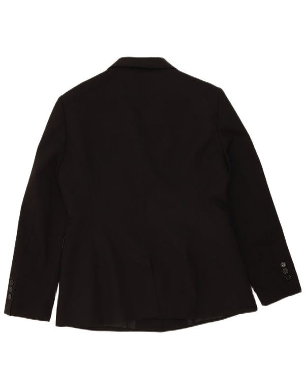 Jaqueta Blazer Feminina Etam com 3 Botões Reino Unido 16 Grande Poliéster Preto