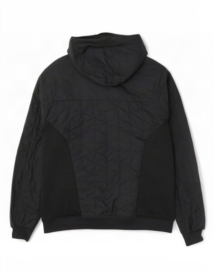 Jaqueta acolchoada com capuz masculina Under Armour UK 40 grande poliéster azul marinho