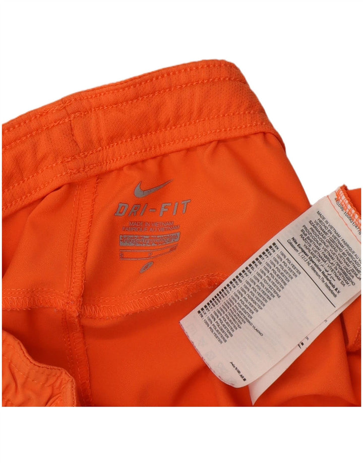 Nike Mens Dri Fit Sport Shorts Pequeno Laranja Poliéster
