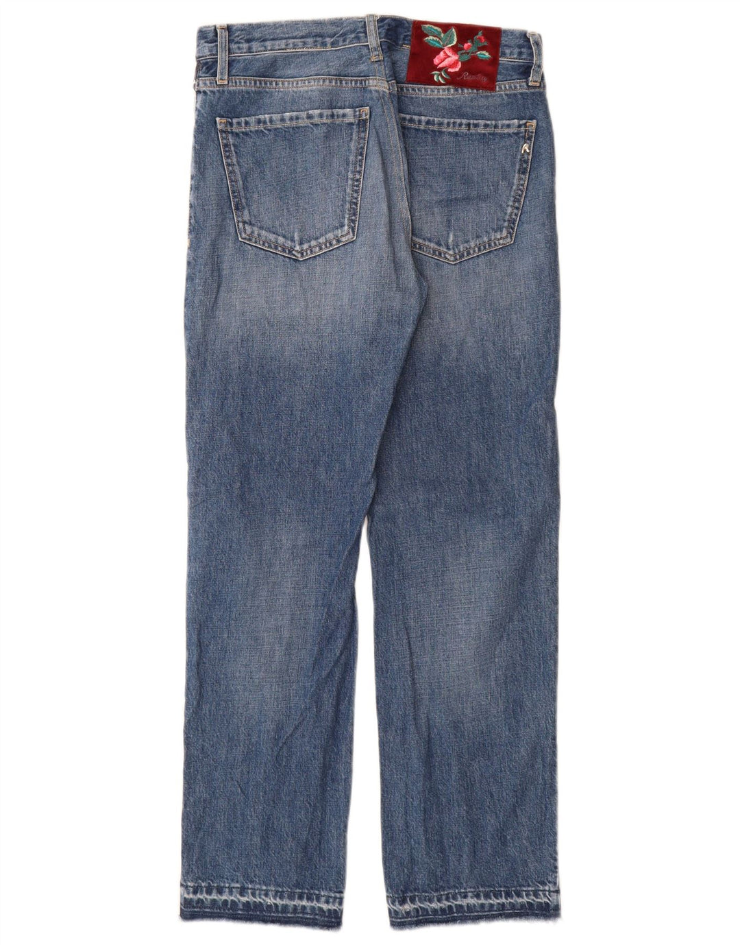 Replay Jeans reto feminino W26 L30 algodão azul