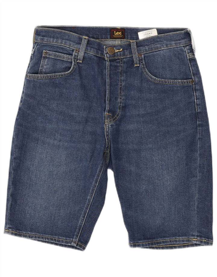 Shorts jeans masculino LEE W29 algodão azul médio