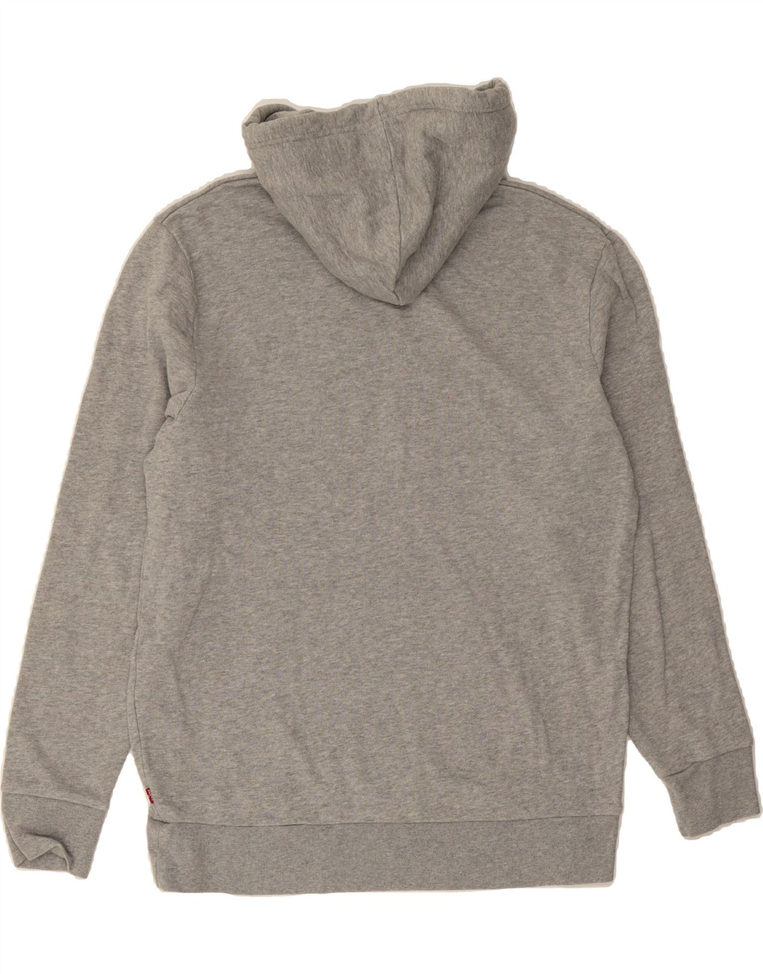 LEVI'S Mens Graphic Hoodie Jumper Large Grey Cotton Vintage Levi's and Second-Hand Levi's from Messina Hembry 