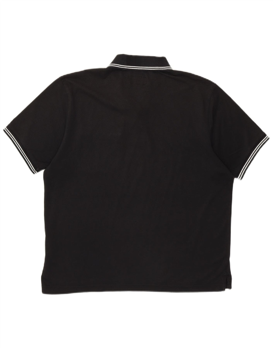 Camisa polo masculina CHAMPION grande algodão preto