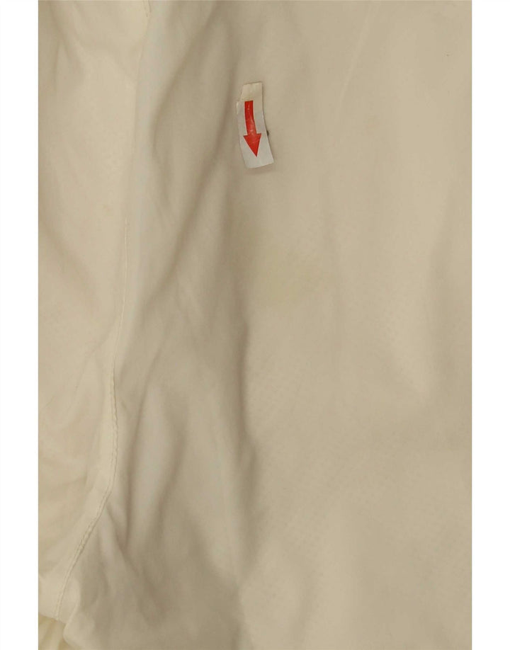 Calça de treino masculina Capri Champion pequena branca colorblock nylon