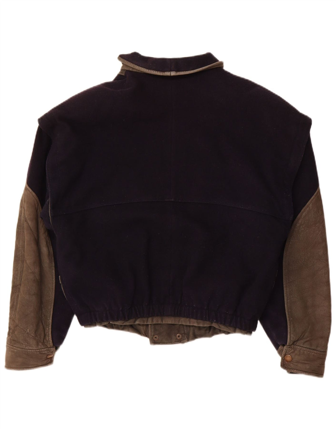 Jaqueta bomber feminina VITTORIO FORTI IT 46 grande viscose azul marinho