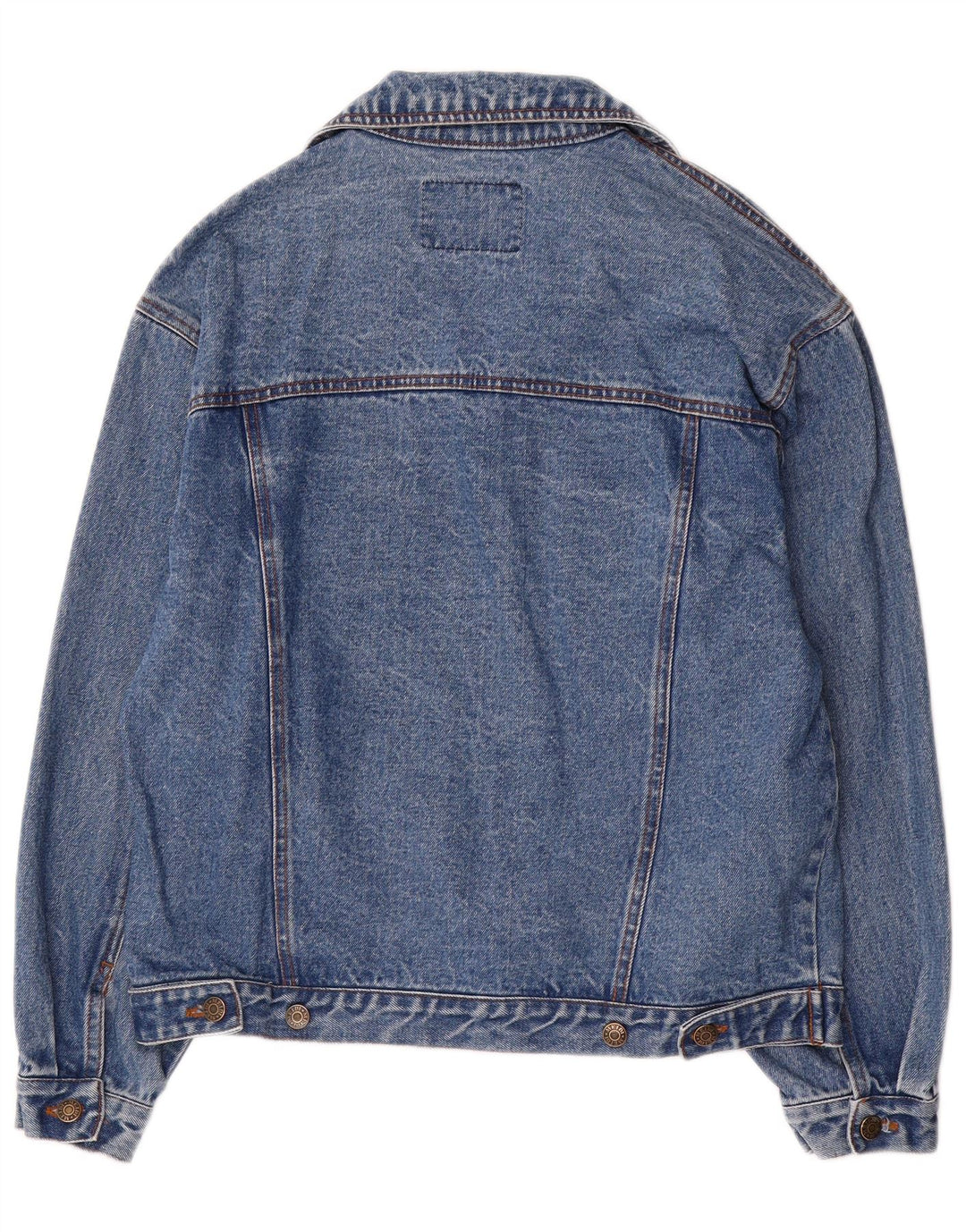 Jaqueta jeans masculina vintage UK 38 azul médio