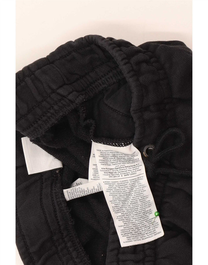 Calça de treino masculina Nike joggers grande algodão preto
