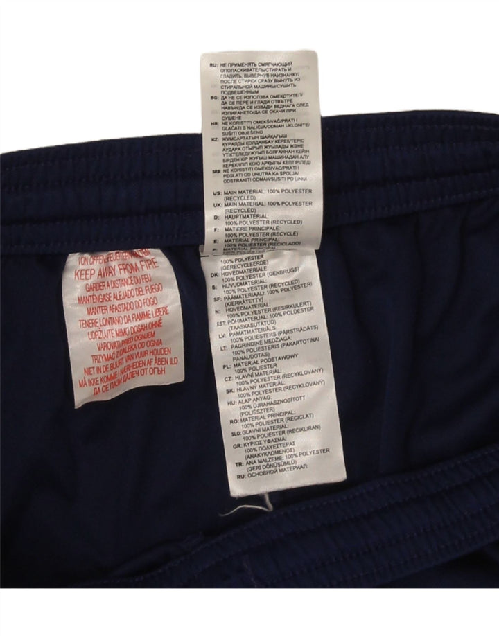 Shorts esportivos Adidas meninos 13-14 anos azul marinho poliéster