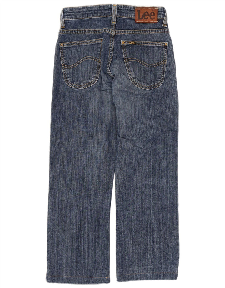 LEE Feminino Cameron Capri Jeans W26 L22 Azul Algodão