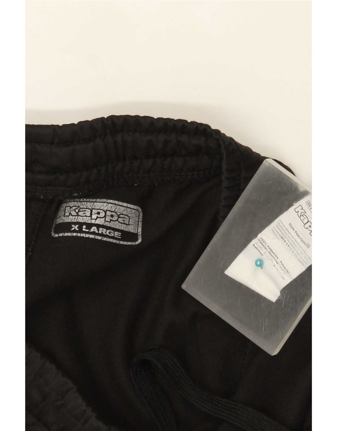 Calça de treino masculina Kappa Joggers XL poliéster preto