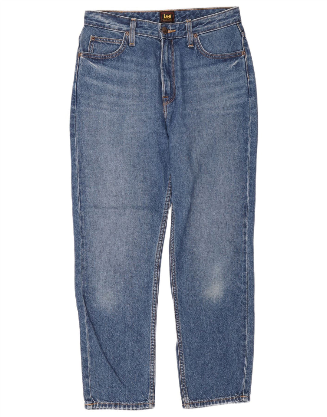 Lee Mens Carol Calça Jeans Cropped W28 L25 Azul Algodão