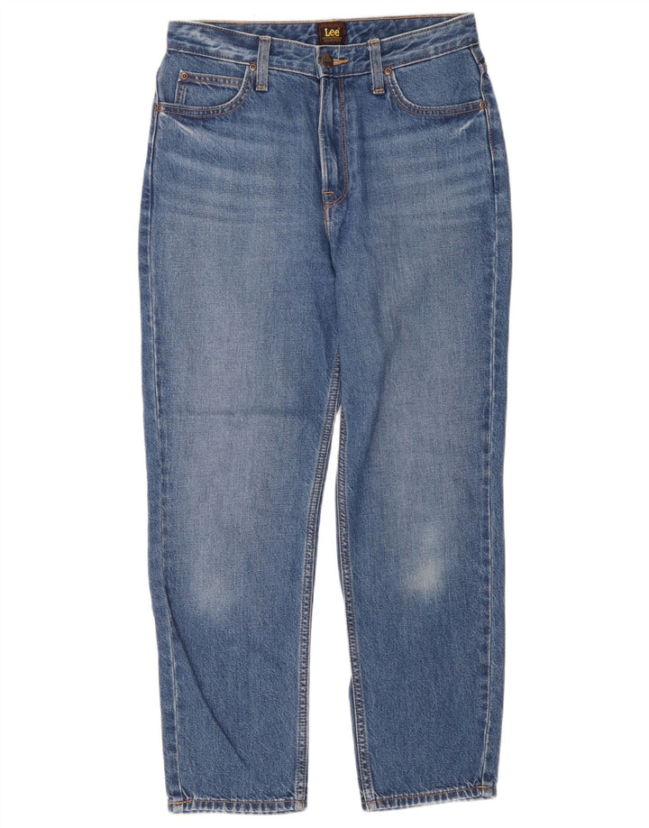 Lee Mens Carol Calça Jeans Cropped W28 L25 Azul Algodão