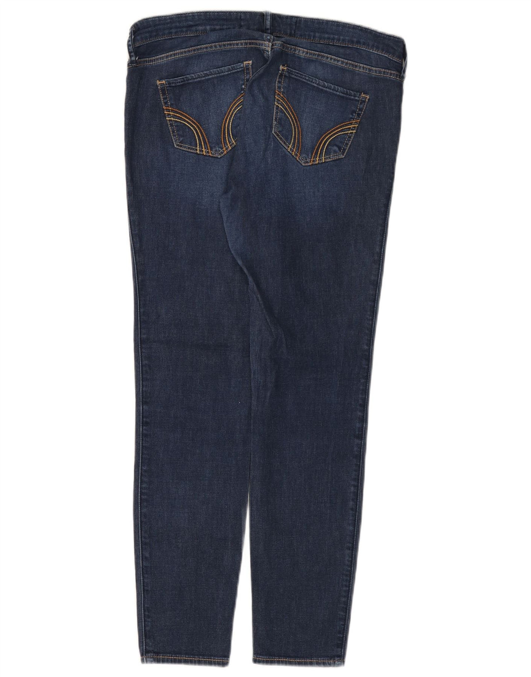 Calça legging feminina HOLLISTER US 9 médio W29 L27 algodão azul