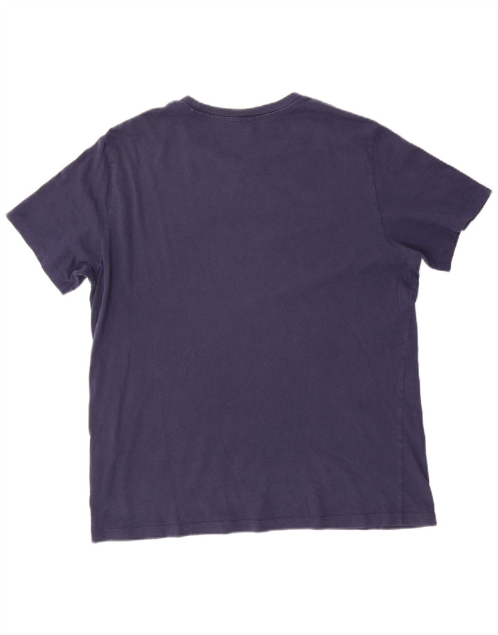 Camiseta gráfica masculina Levi's Top grande algodão azul marinho