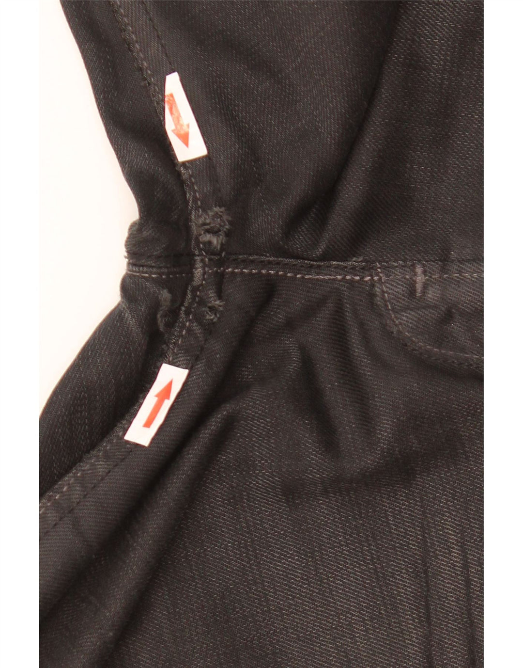 Jeans retos masculinos Levi's W29 L32 algodão preto