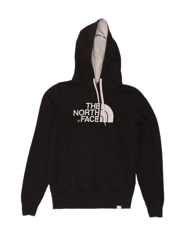 Suéter com capuz gráfico masculino The North Face pequeno algodão preto
