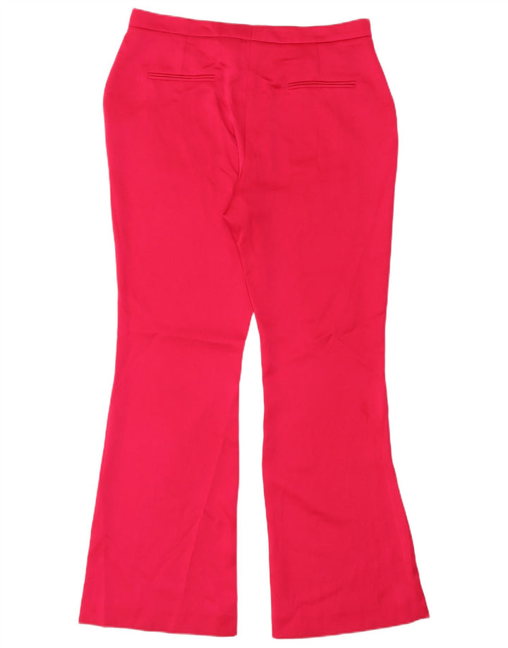 Calça Chino Feminina Bootcut Coast UK 16 Grande W36 L32 Poliéster Rosa